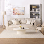 Armand Hamptons Timber Bibliothèque 2 portes Blanche 124x240cm