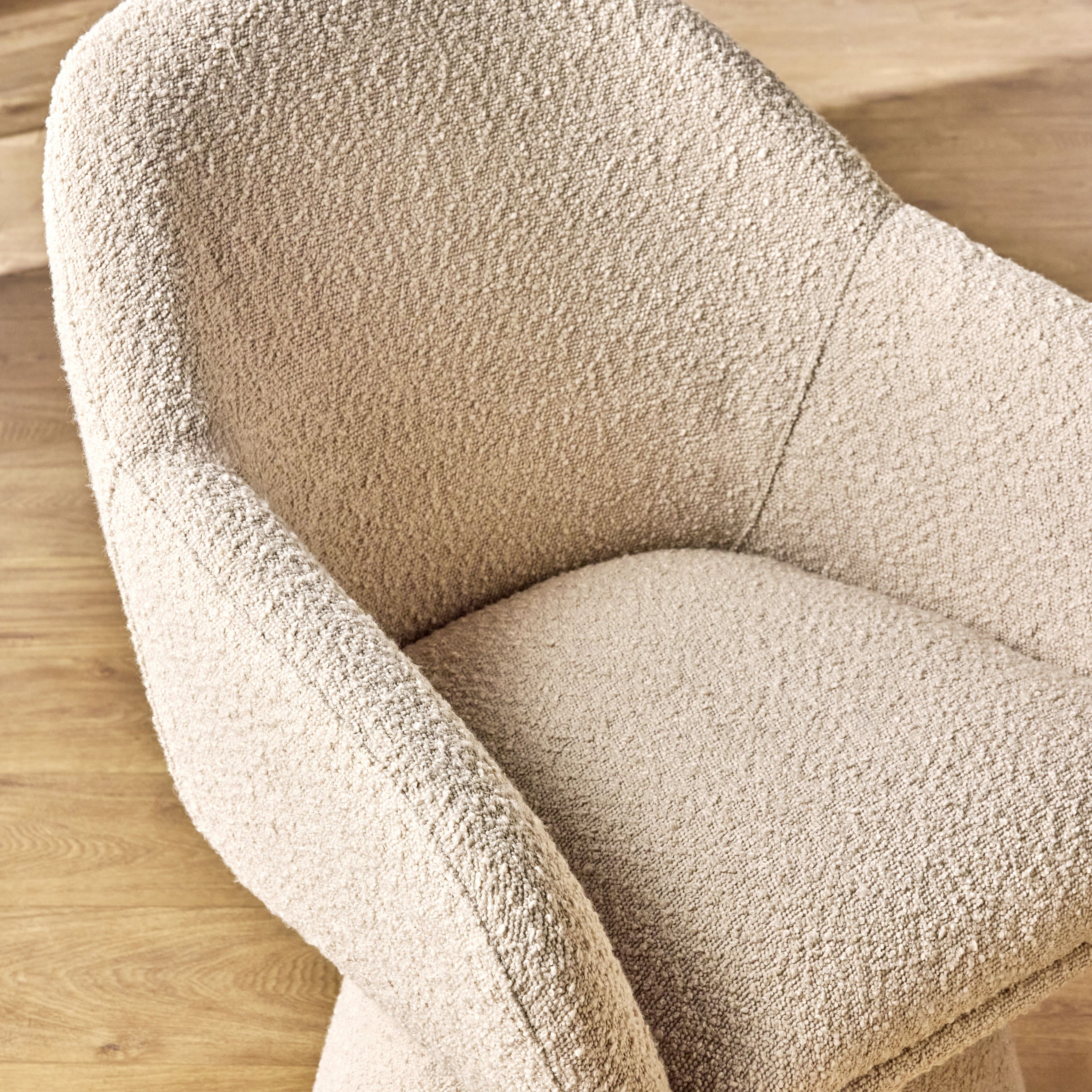 Comet Swivel Dining Armchair Sand